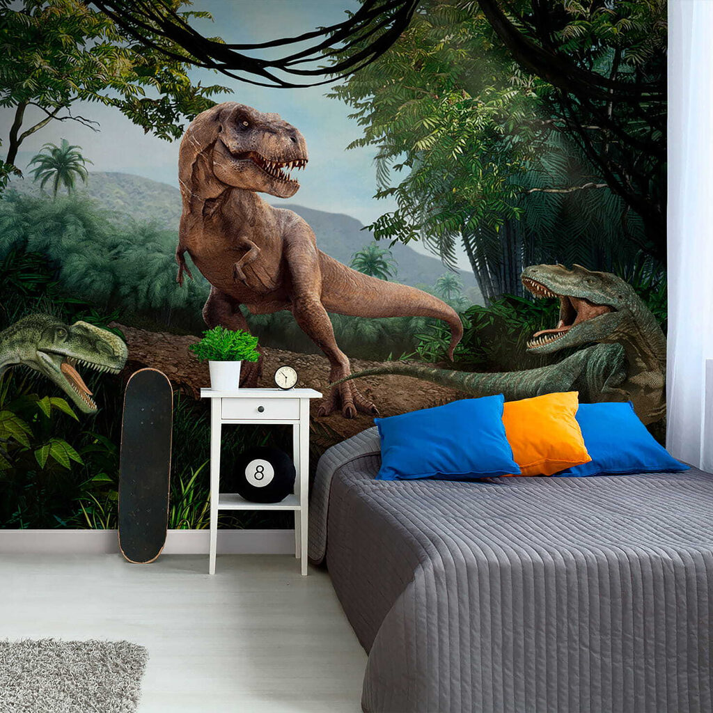 Dinosaury v tmavom lese — interiér 5