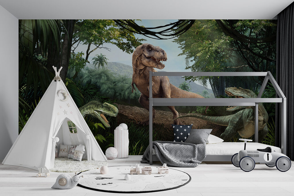 Dinosaury v tmavom lese — interiér 6