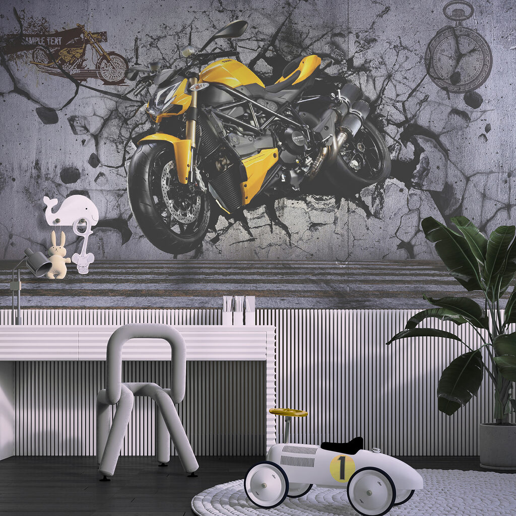 Motorka pri múre — interiér 3