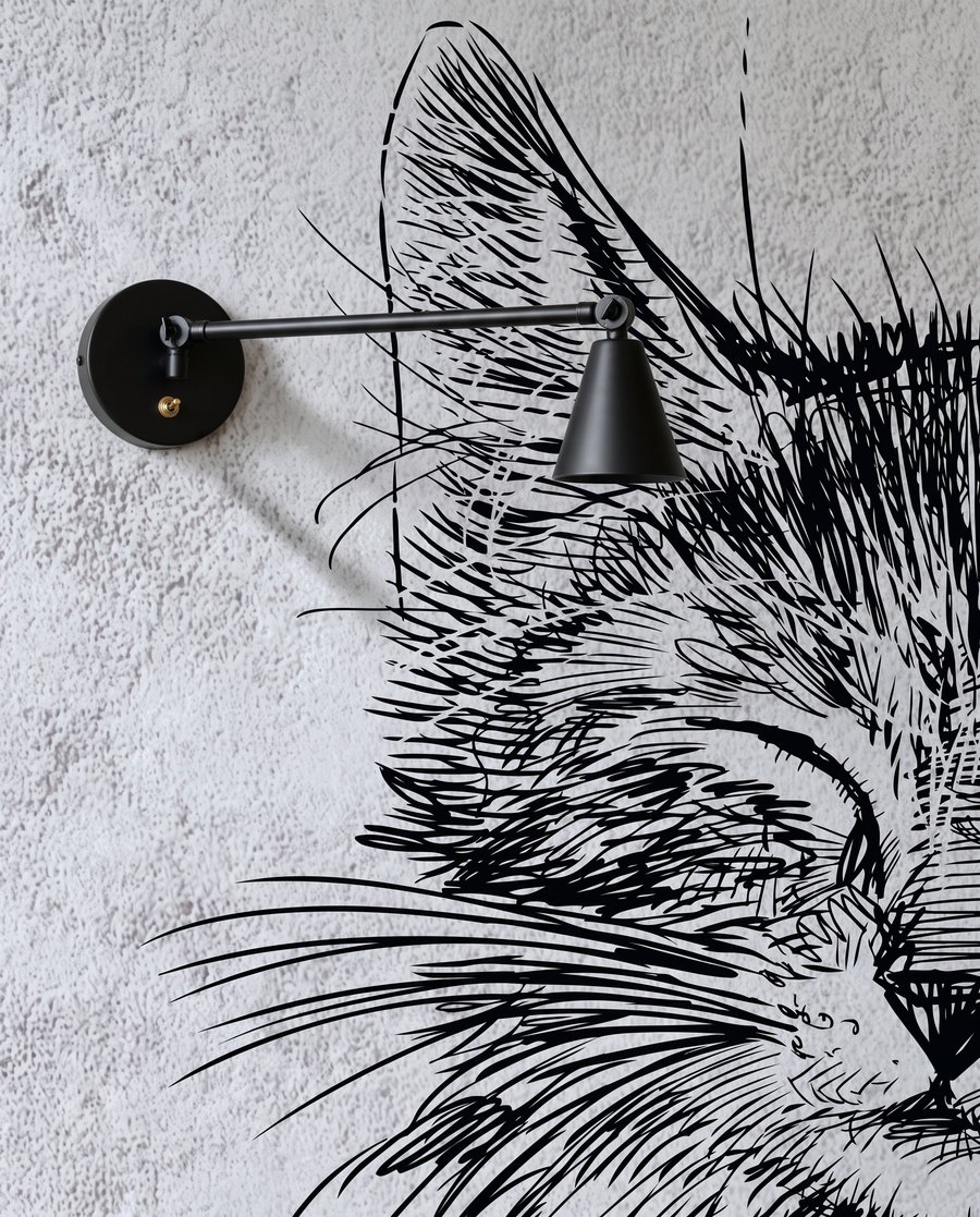 Ospalá mačka — detail