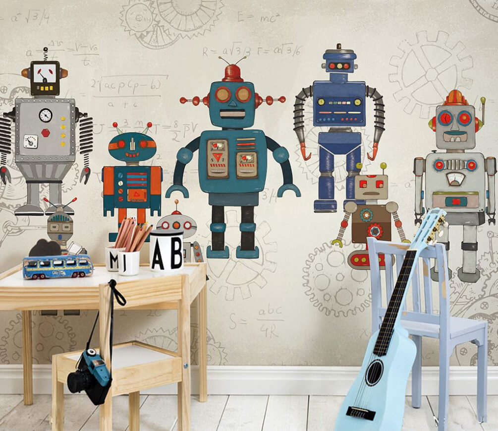 Roboty na starých výkresoch — interiér 1