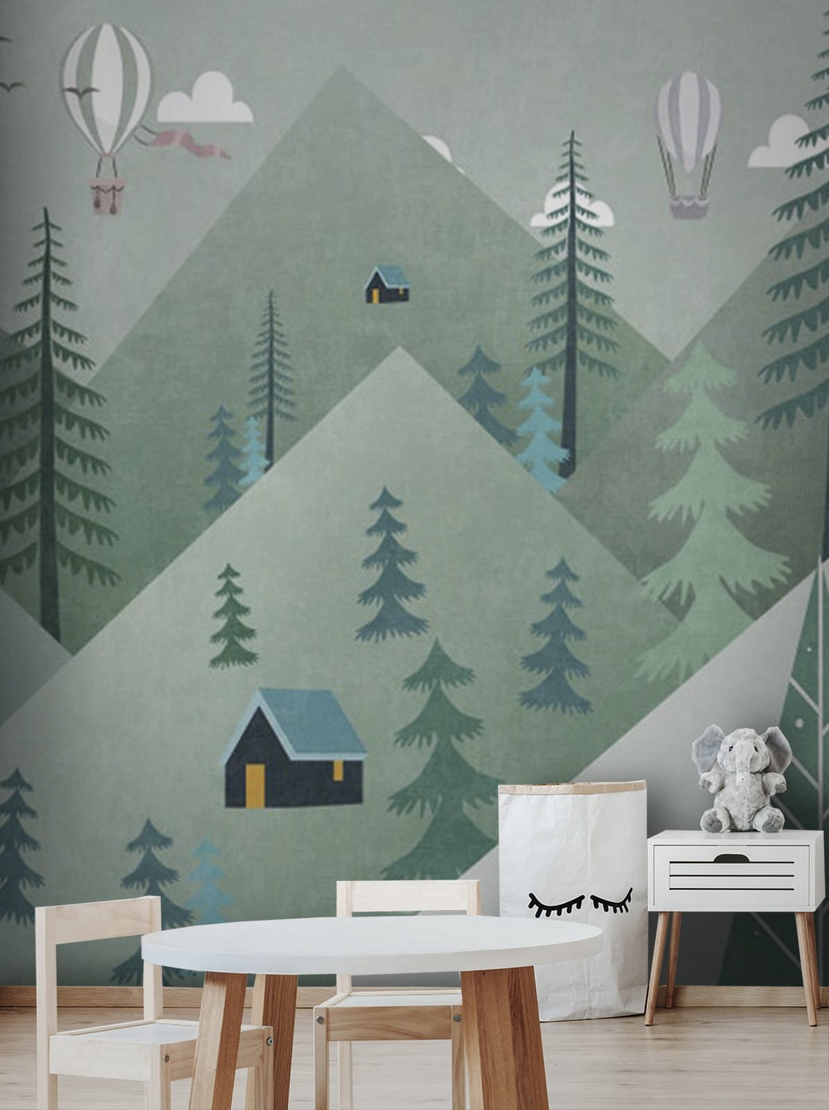 Chatky medzi horami — interiér 1