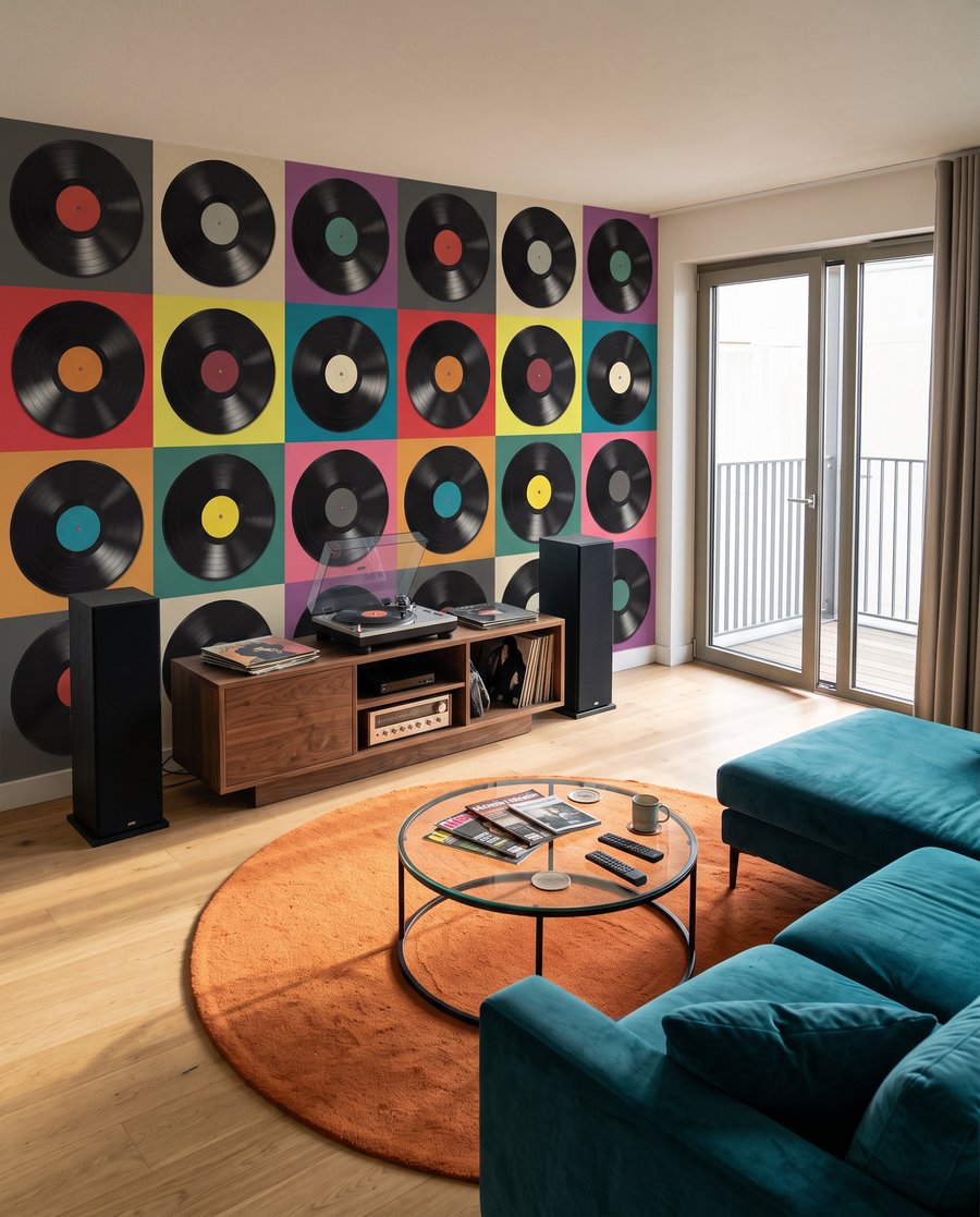 Vinylové platne — interiér 2