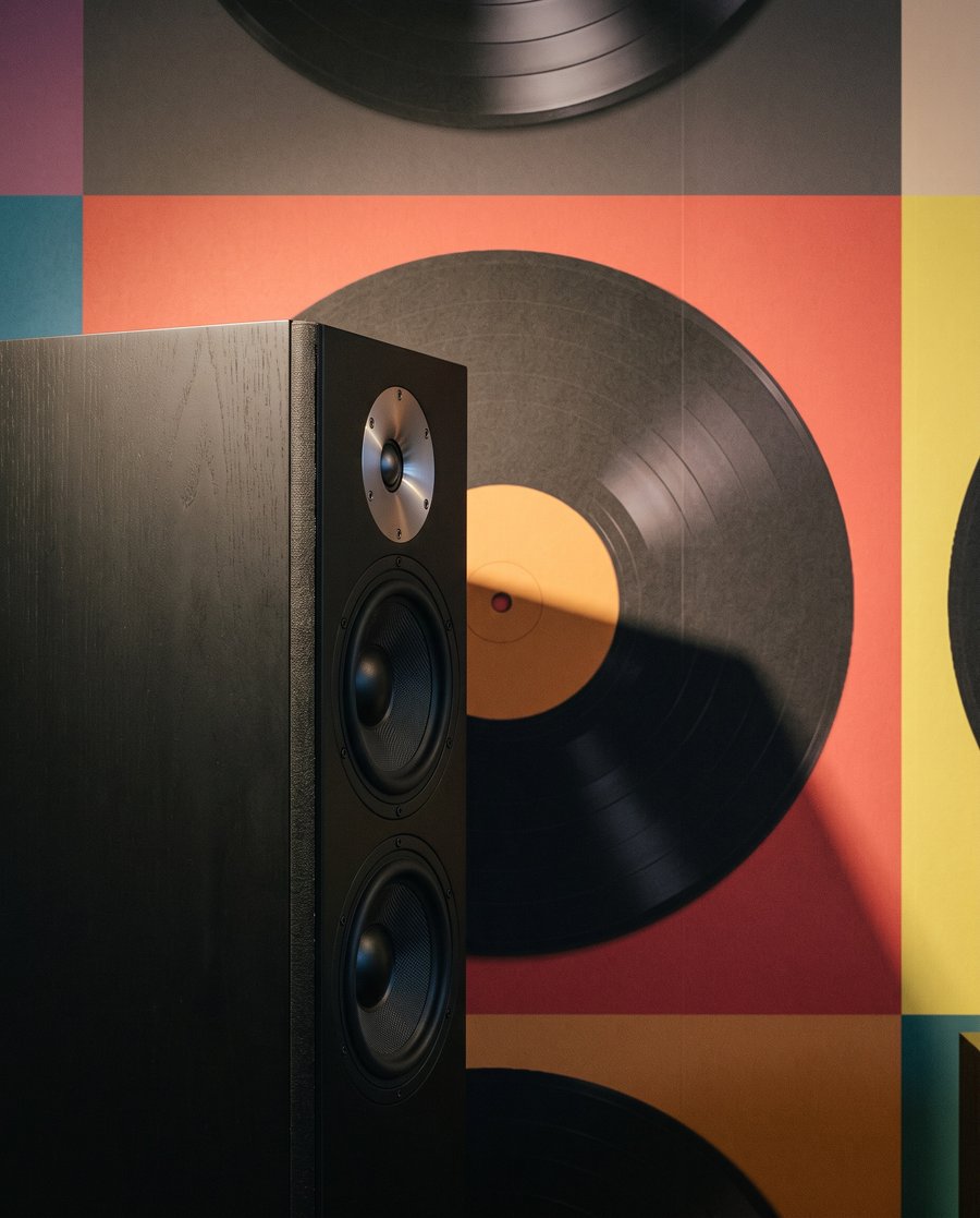 Vinylové platne — interiér 3