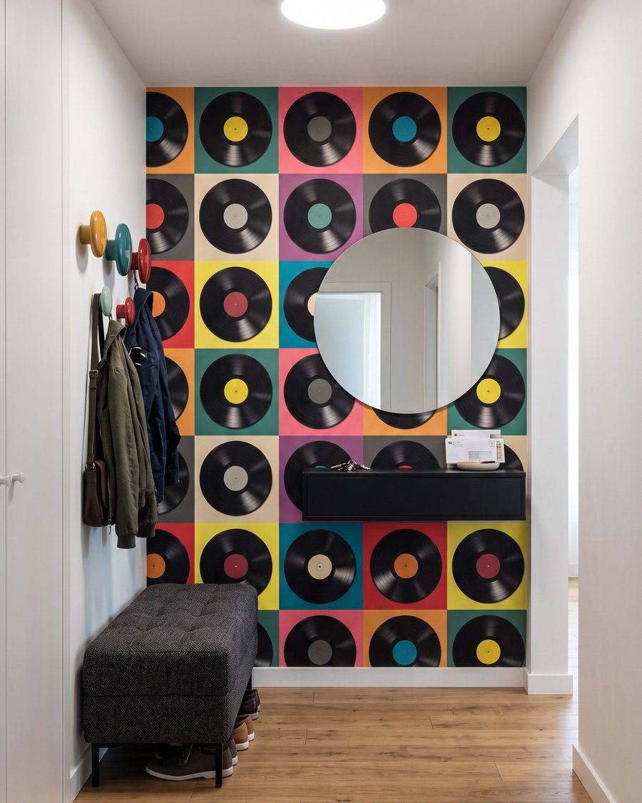 Vinylové platne — interiér 4