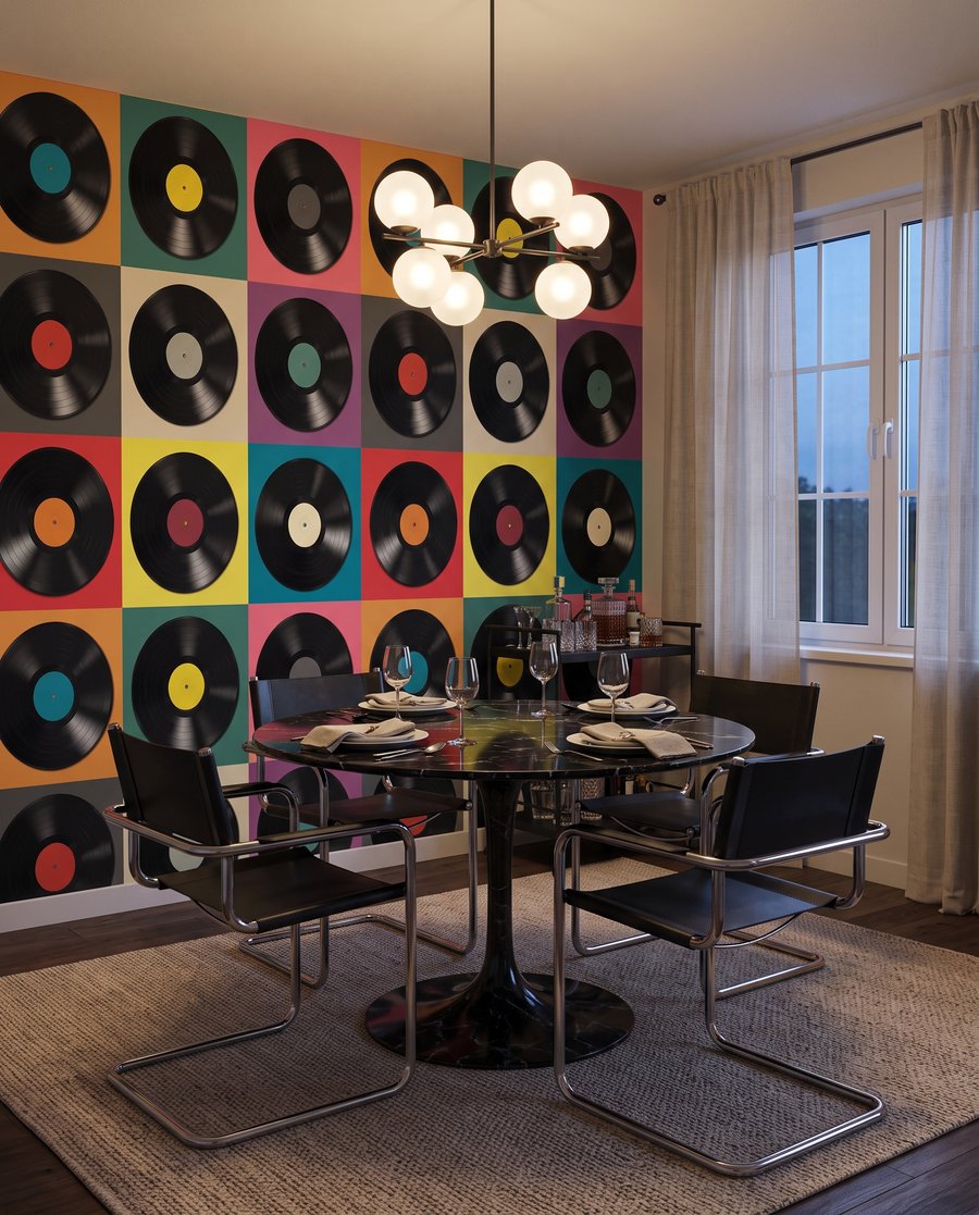 Vinylové platne — interiér 5