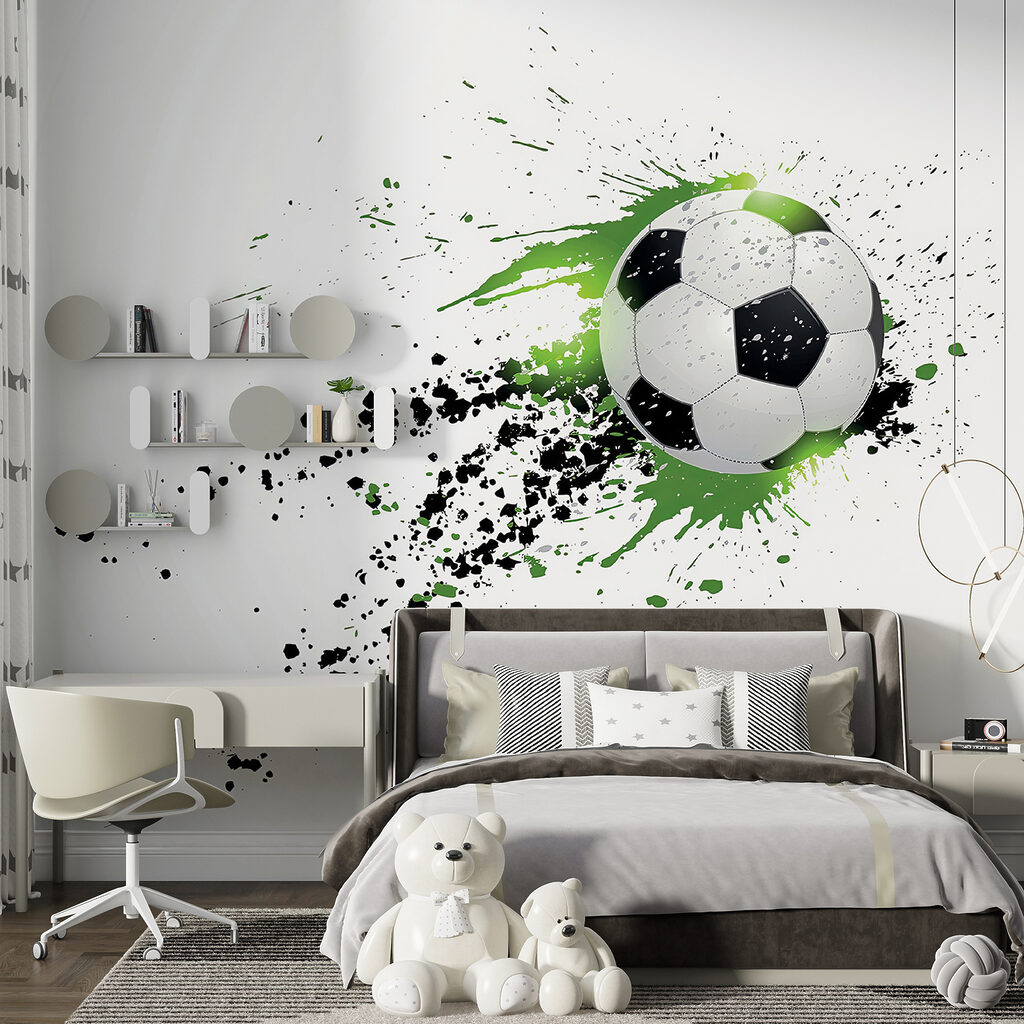 Futbal v zelených škvrnách — interiér 10