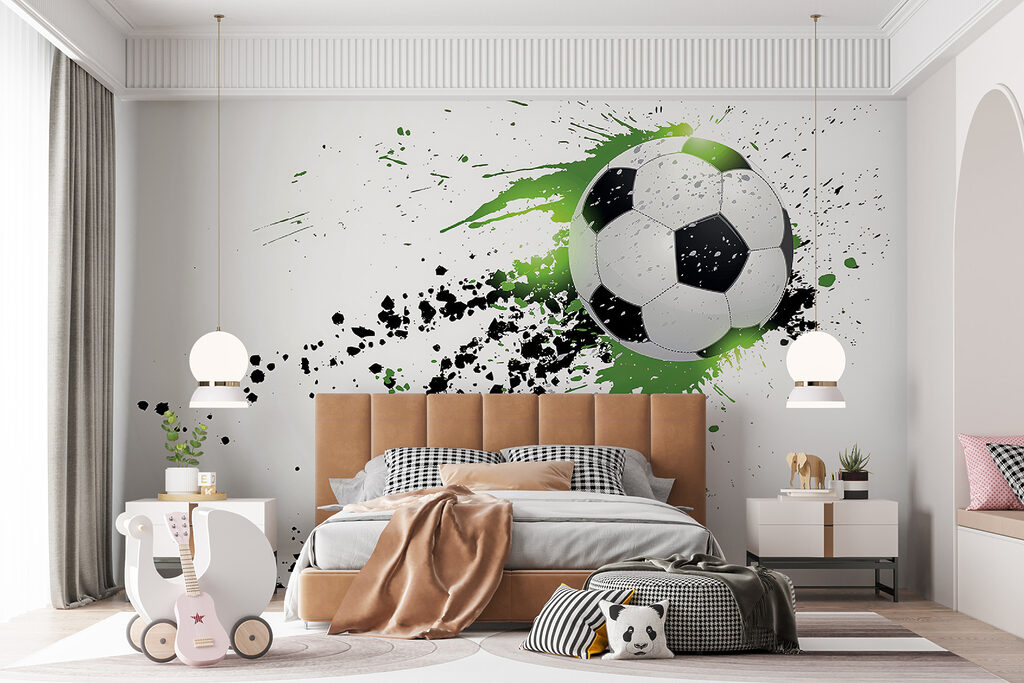 Futbal v zelených škvrnách — interiér 11