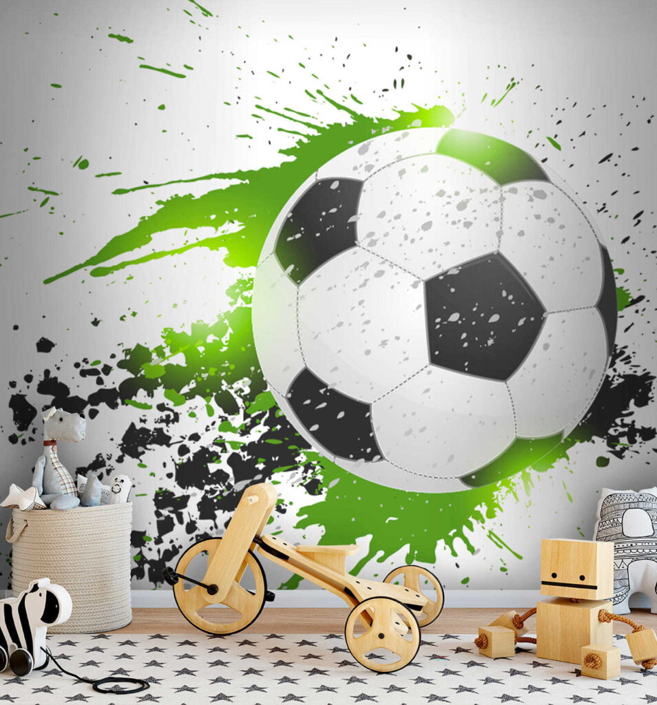 Futbal v zelených škvrnách — interiér 8