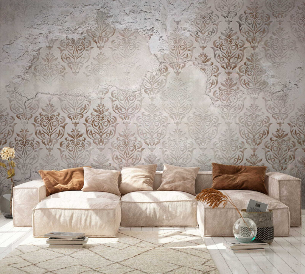 Staré kvetinové ornamenty — interiér 1