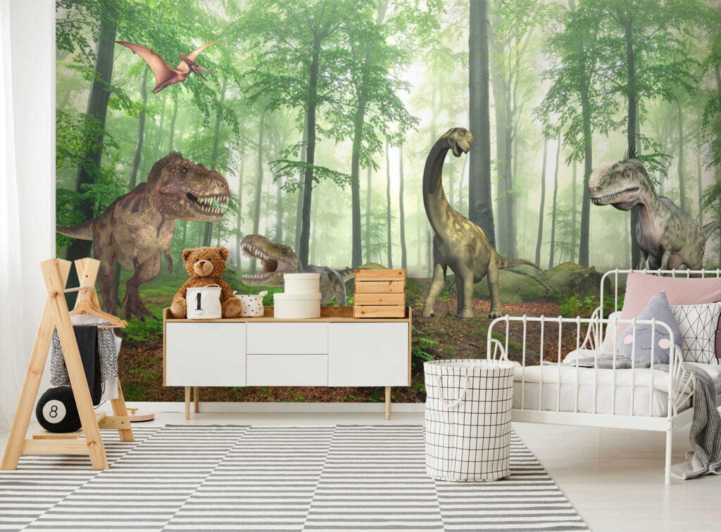 Dinosaury v slnečnom lese — interiér 7