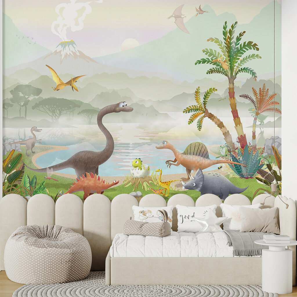 Dinosaury pri tropickom jazere — interiér 4