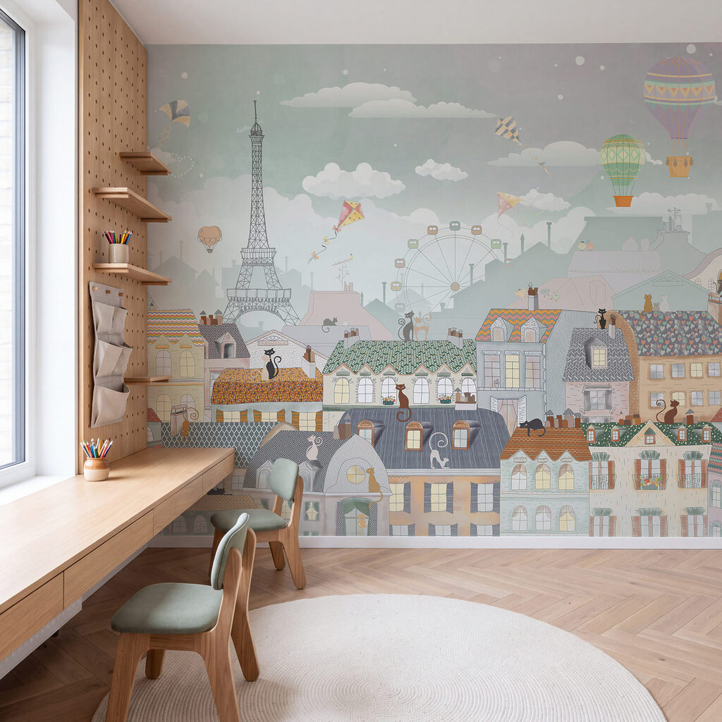 Paríž pod balónmi — interiér 2