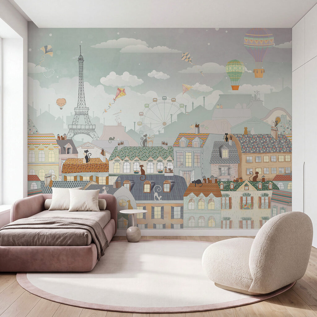 Paríž pod balónmi — interiér 1