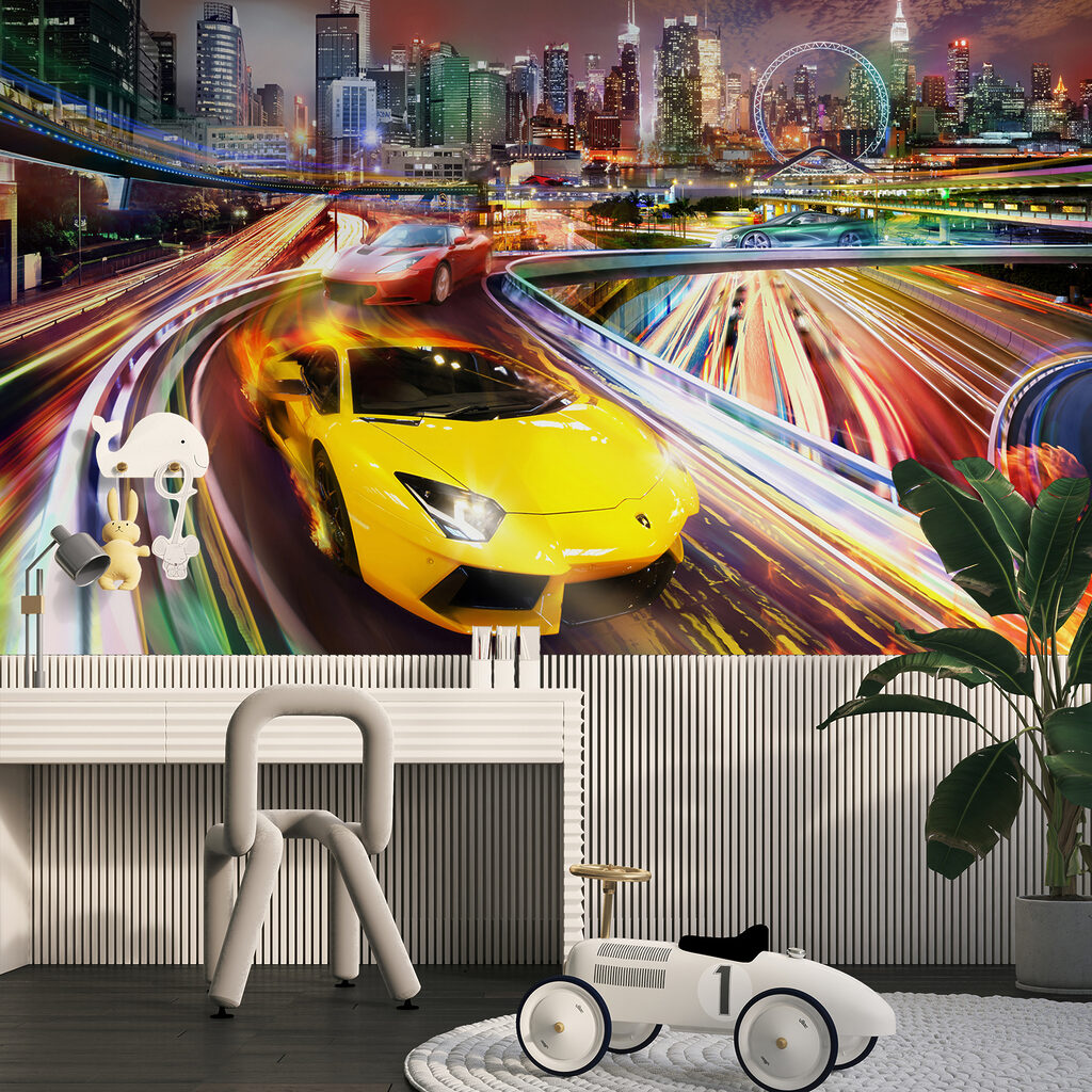 Športové auto a farby — interiér 6