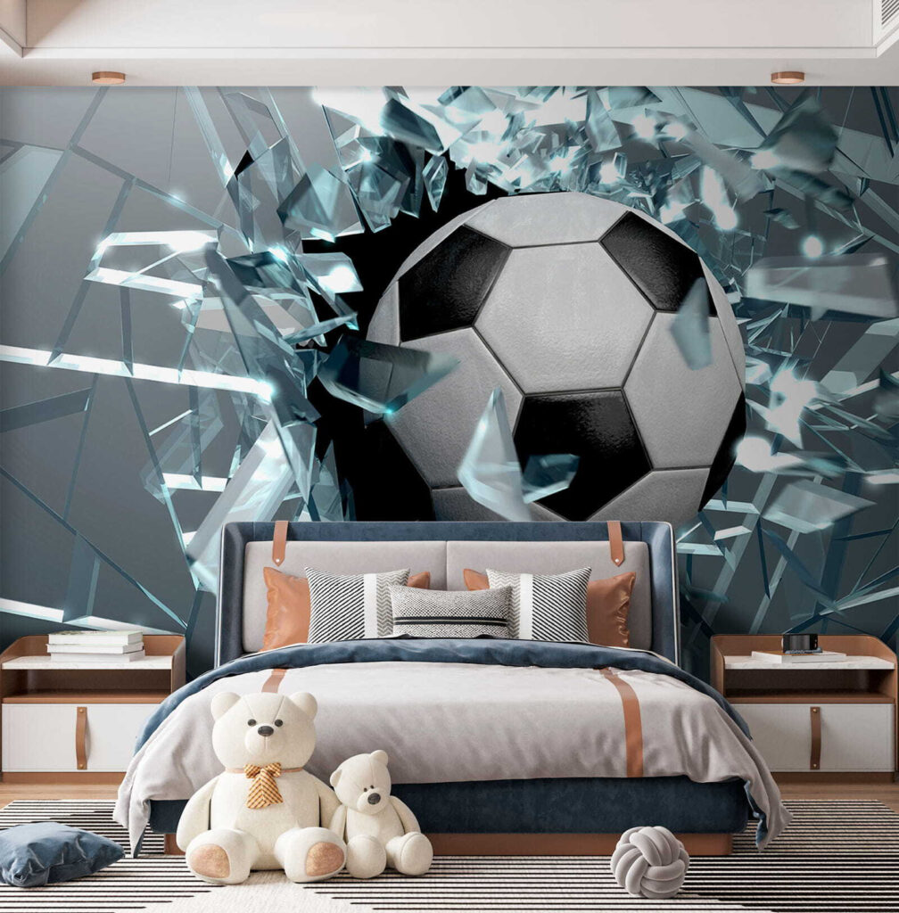 Futbal cez črepy — interiér 8