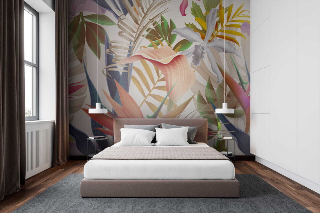 Orchidey medzi listami — interiér 2