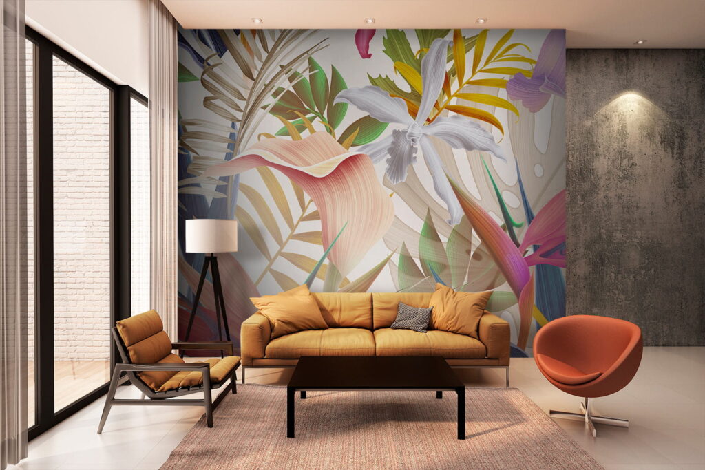Orchidey medzi listami — interiér 7