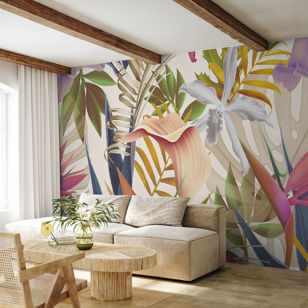 Orchidey medzi listami — interiér 12