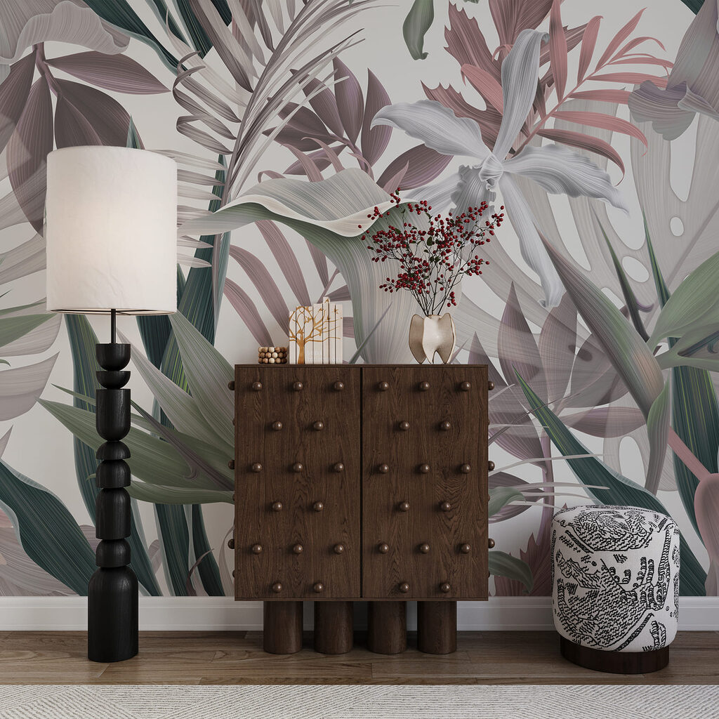Orchidey medzi listami — interiér 3