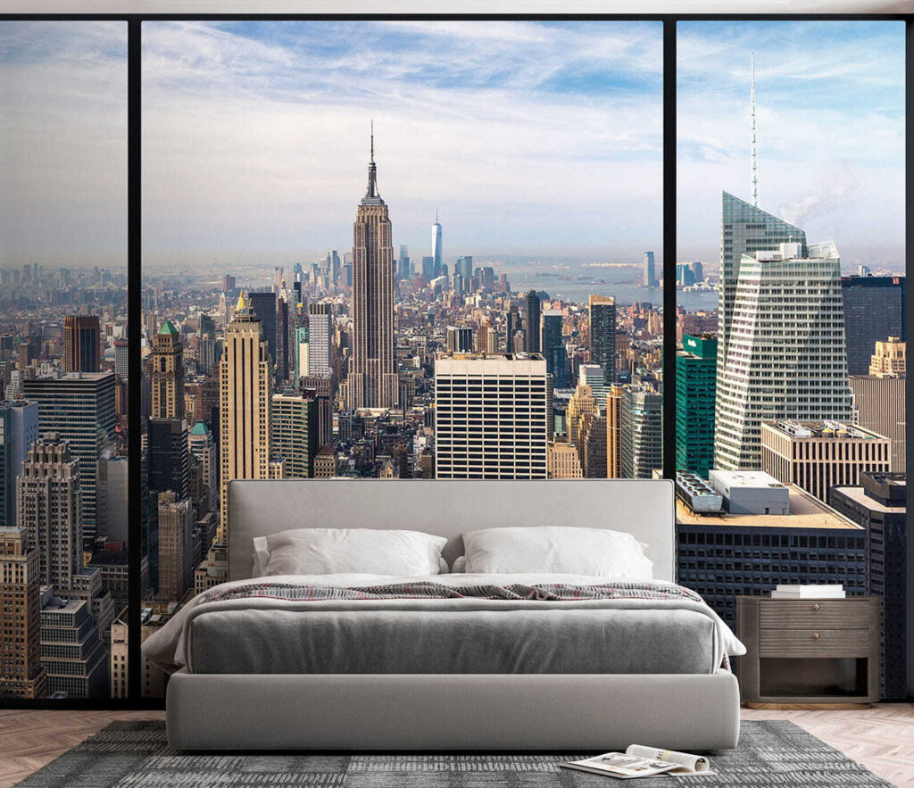 Manhattan za čiernym rámom — interiér 2