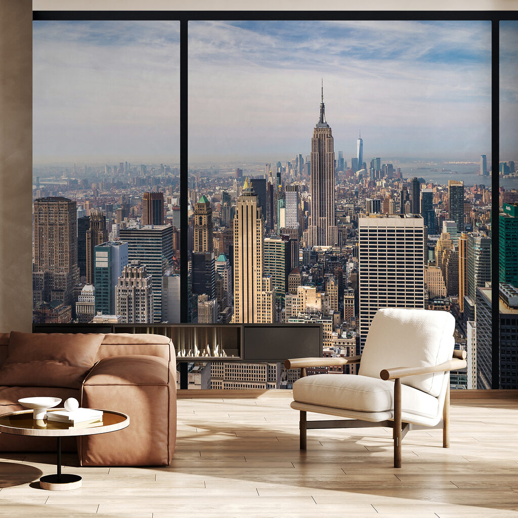 Manhattan za čiernym rámom — interiér 7
