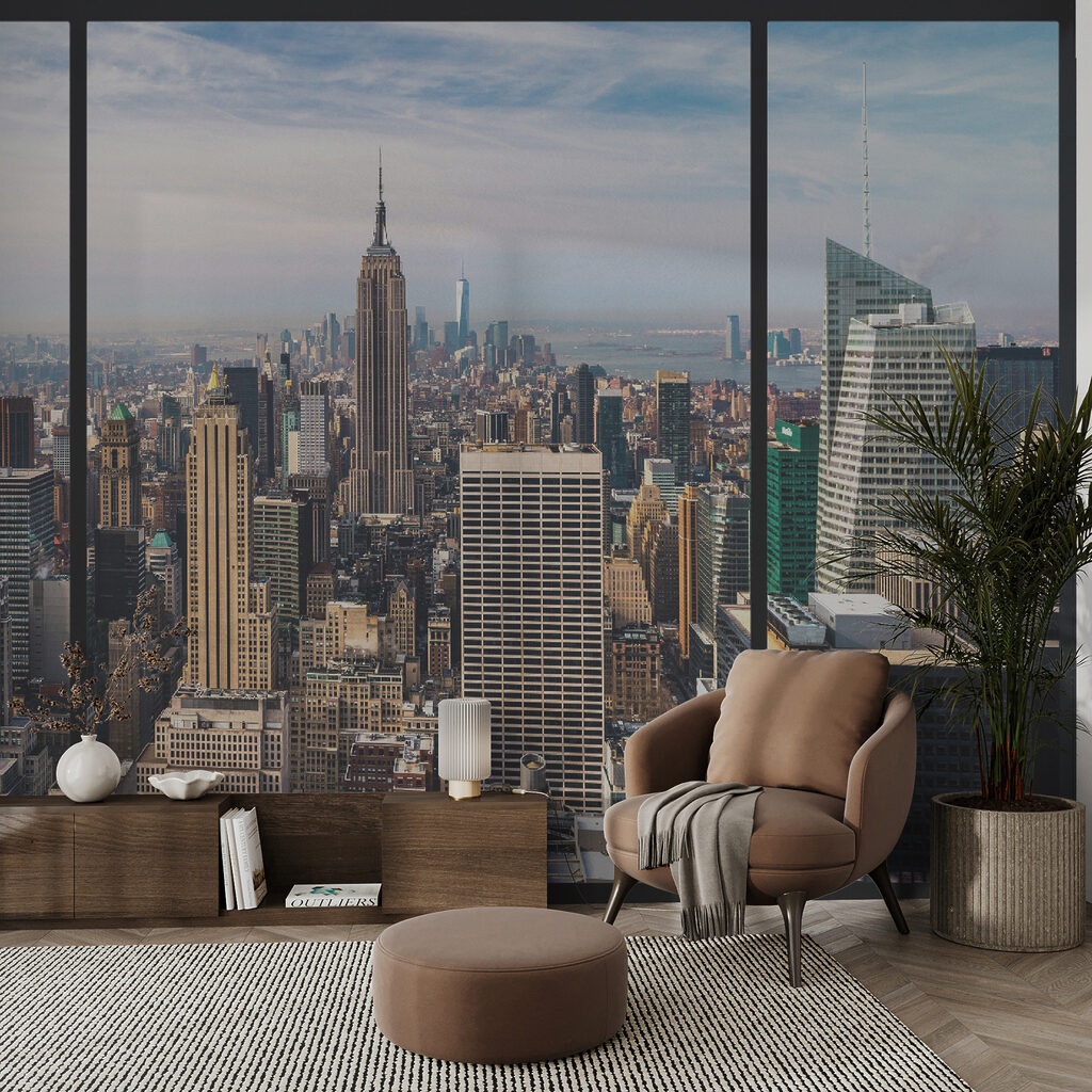 Manhattan za čiernym rámom — interiér 8
