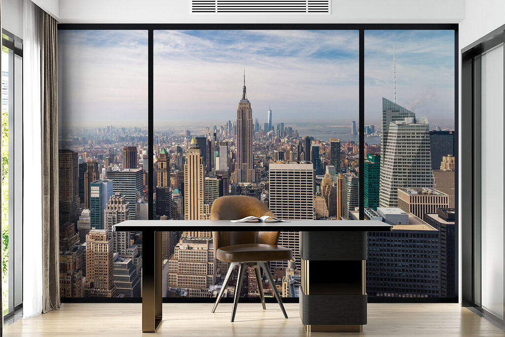 Manhattan za čiernym rámom — interiér 9