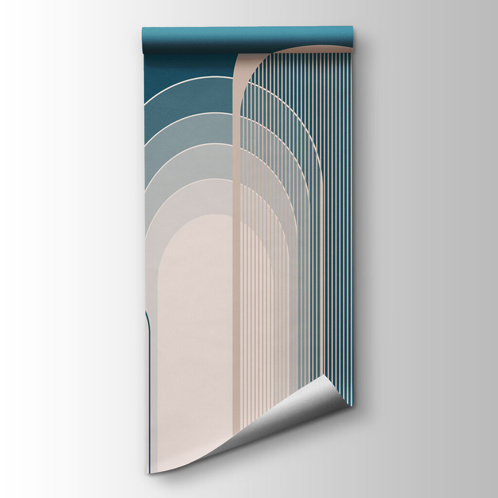Pastelové oblúky v pásoch — pohľad na tovar