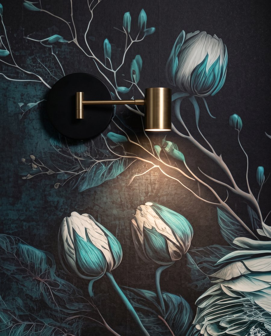 Kytica vo vodnej zeleni — detail