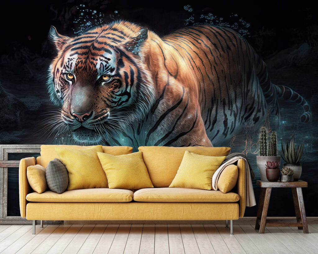 Tiger kráča vodou — interiér 3