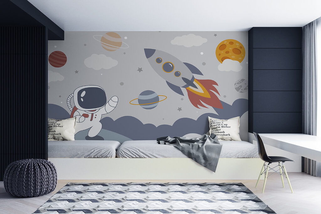 Raketa a malý astronaut — interiér 4
