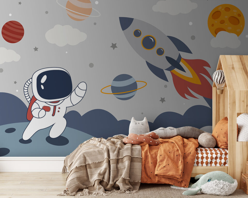 Raketa a malý astronaut — interiér 3