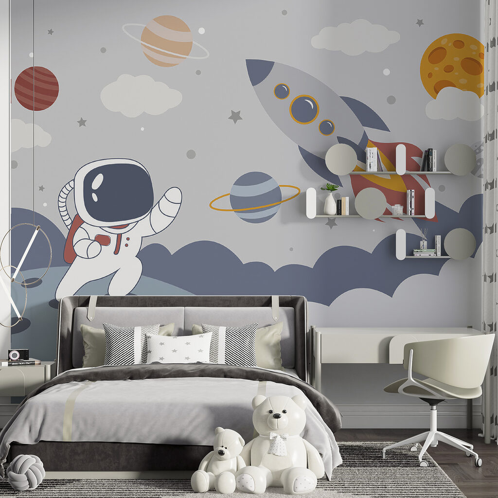 Raketa a malý astronaut — interiér 5