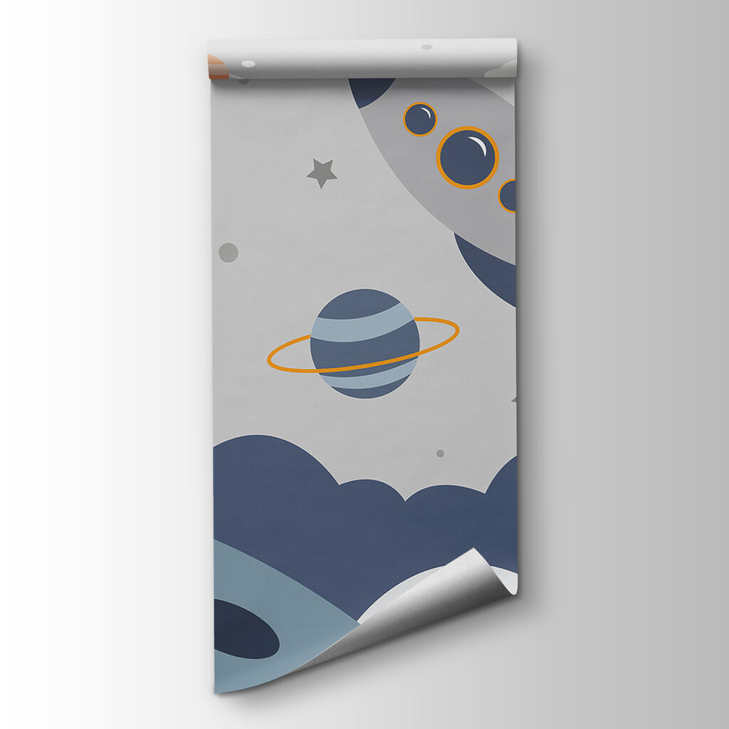 Raketa a malý astronaut — pohľad na tovar