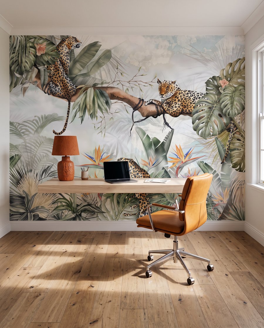 Leopardy medzi palmami — interiér 6