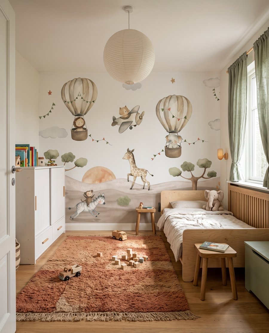 Safari pod balónmi — interiér 3