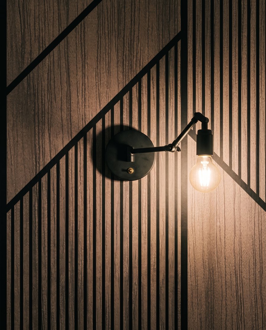 Tmavé pásy a línie — detail