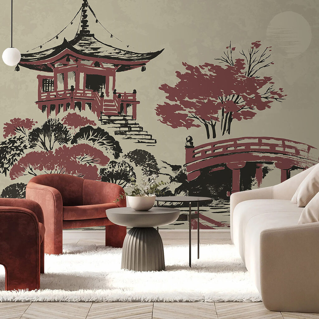 Pagoda s červeným mostom — interiér 4