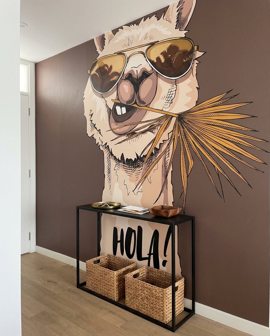 Lama so slnečnými okuliarmi — interiér 3