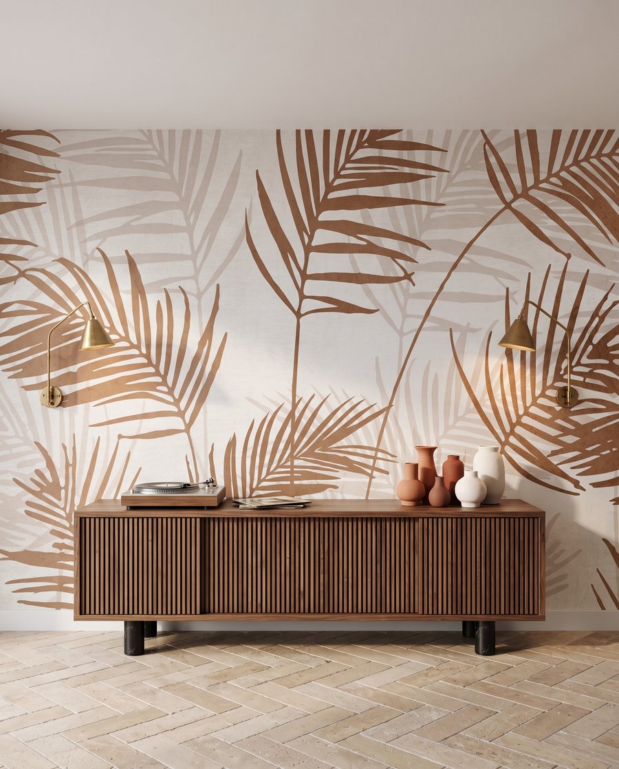 Štíhle palmové listy — interiér 4