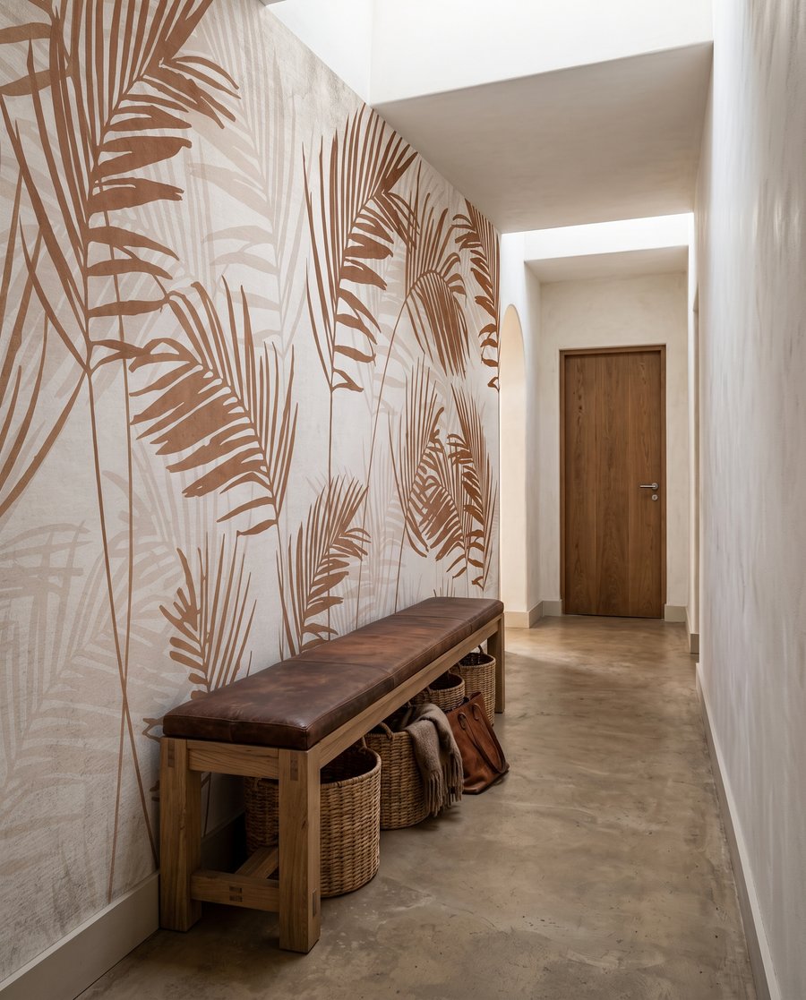 Štíhle palmové listy — interiér 5