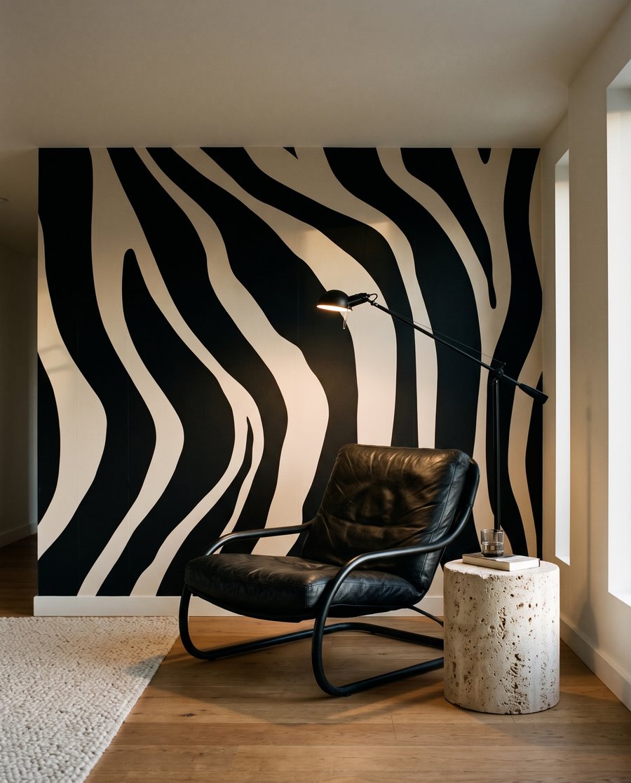 Zebrie pruhy — interiér 3