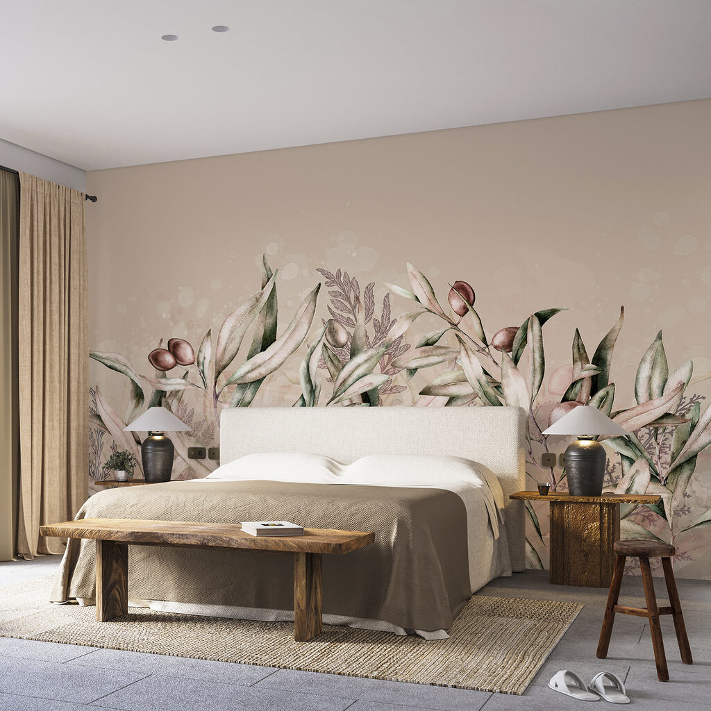 Olivové konáre — interiér 1