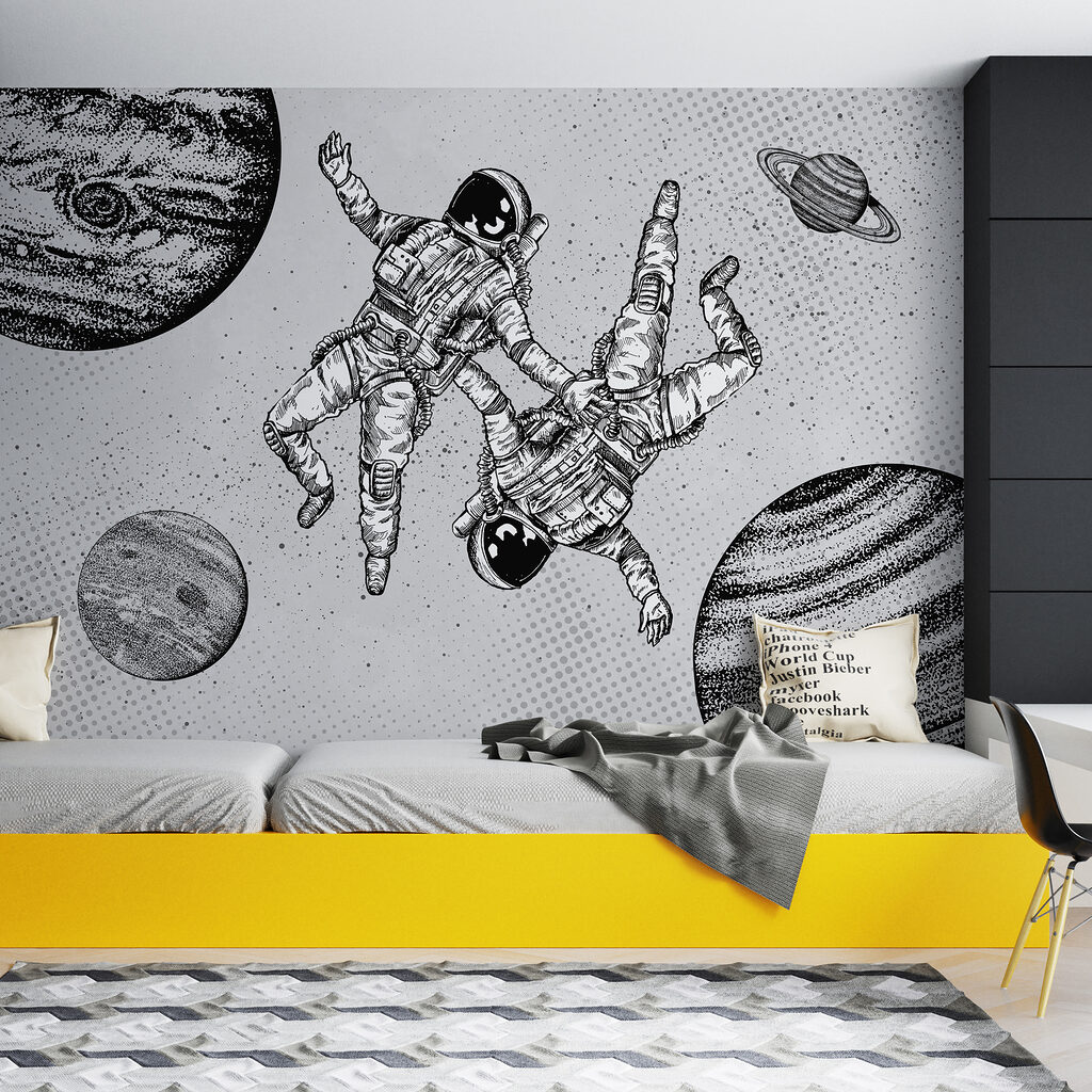 Dvaja astronauti medzi planétami — interiér 2