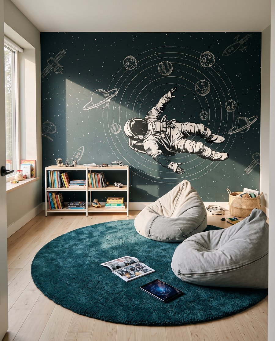 Astronaut medzi obežnými dráhami — interiér 1