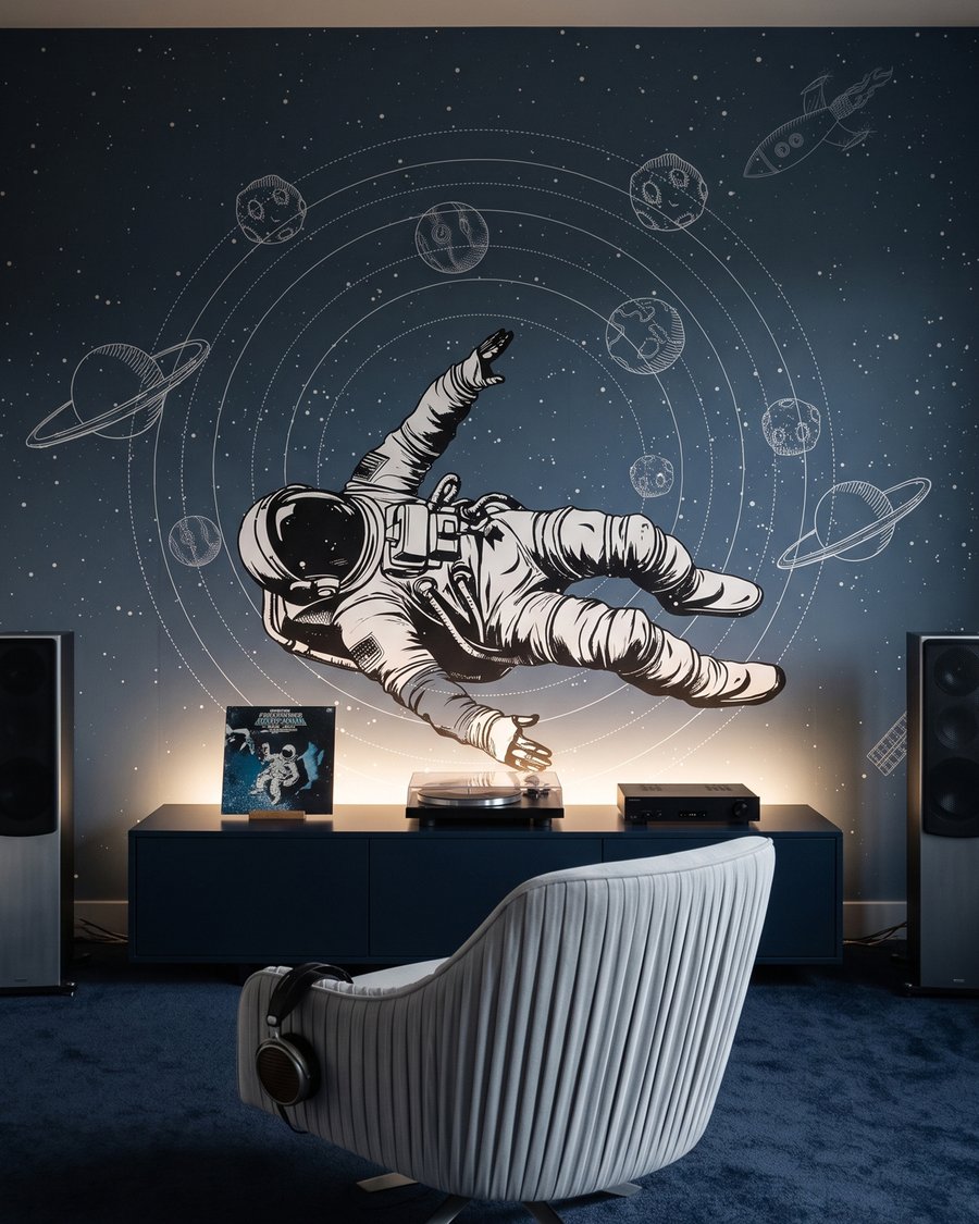 Astronaut medzi obežnými dráhami — interiér 1