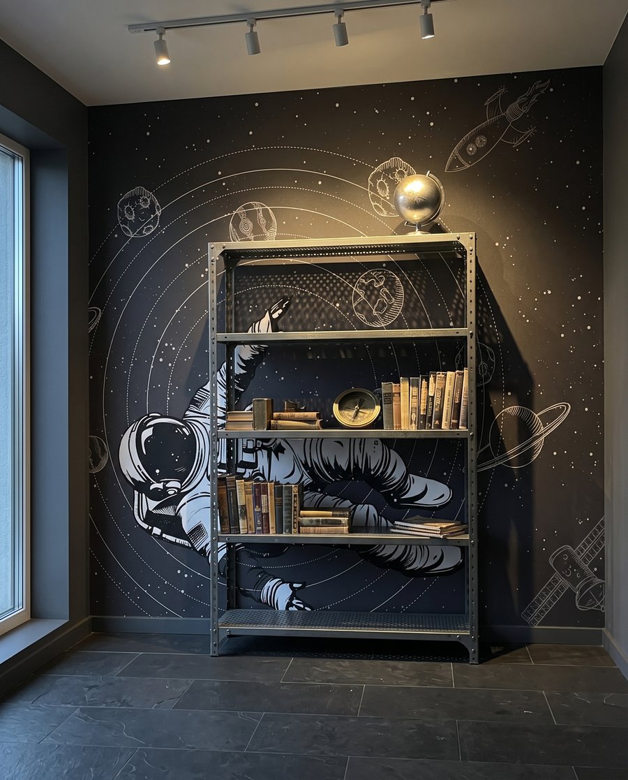 Astronaut medzi obežnými dráhami — interiér 1