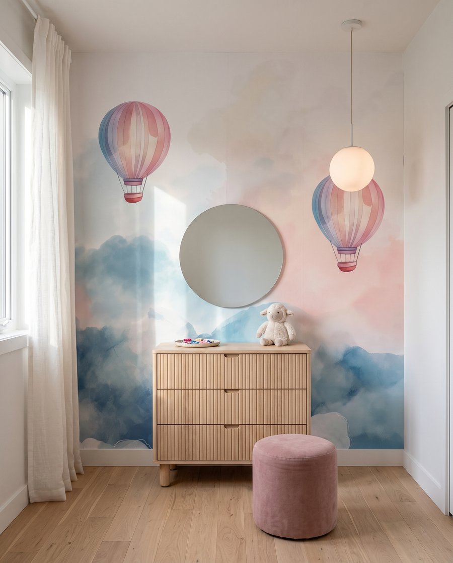Tri balóny nad oblakmi — interiér 5