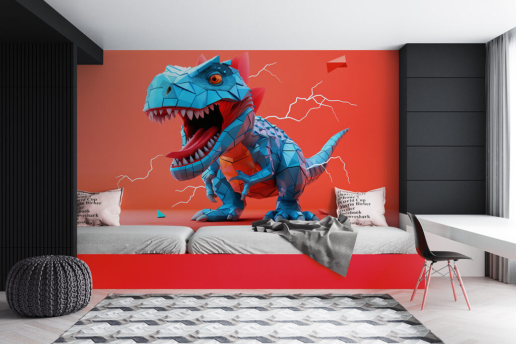 Modrý dinosaurus — interiér 2